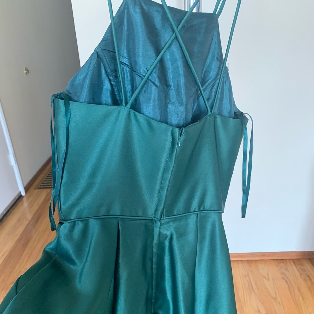 Green dress, wear only one time